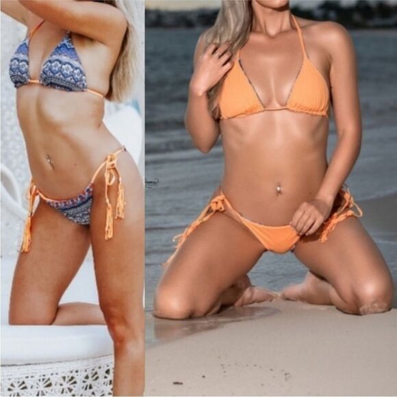 Colorful Reversible‎  Bikini - Picture 1 of 16